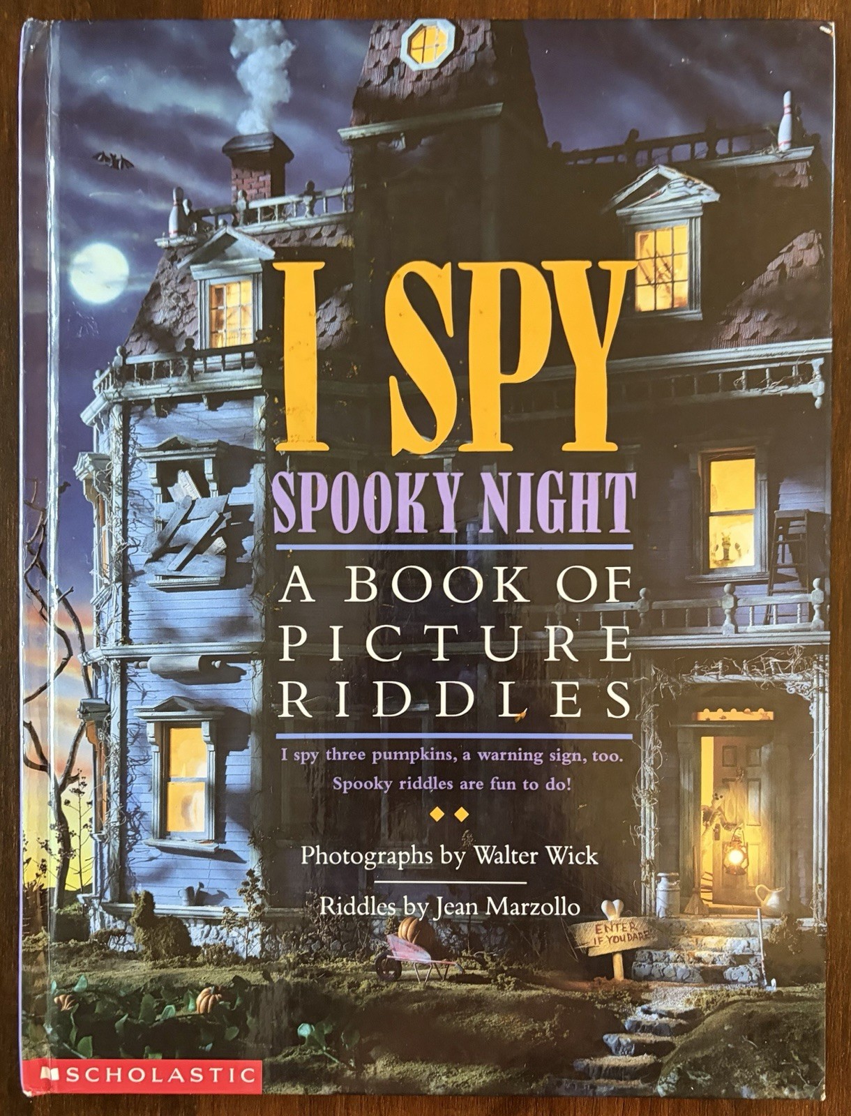 I Spy Spooky Night By Walter Wick, Vintage 1996 Halloween Hardcover