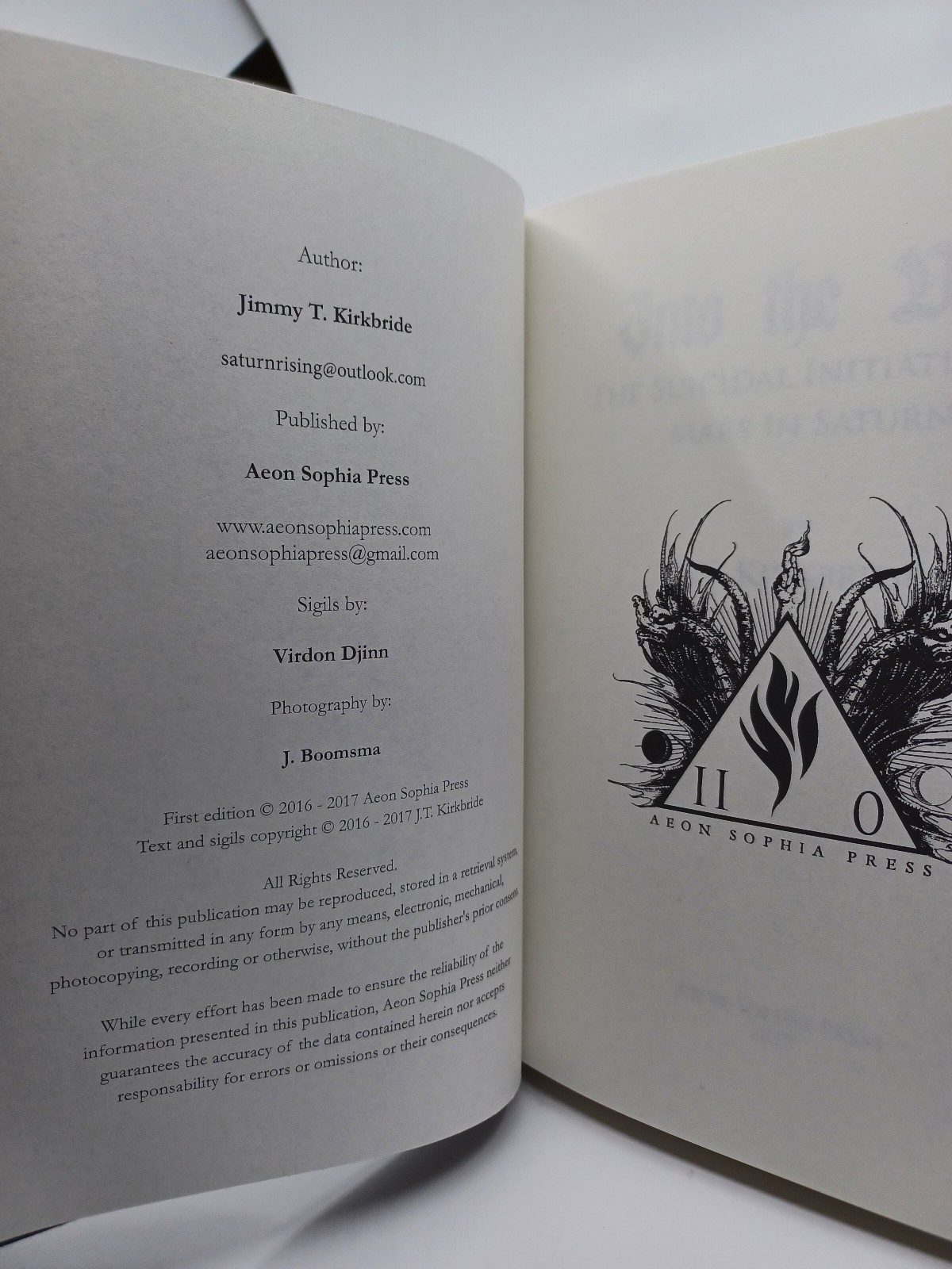 Into The Void – The Suicidal Initiation of Mars In Saturn Jimmy T. Kirkbride 1st