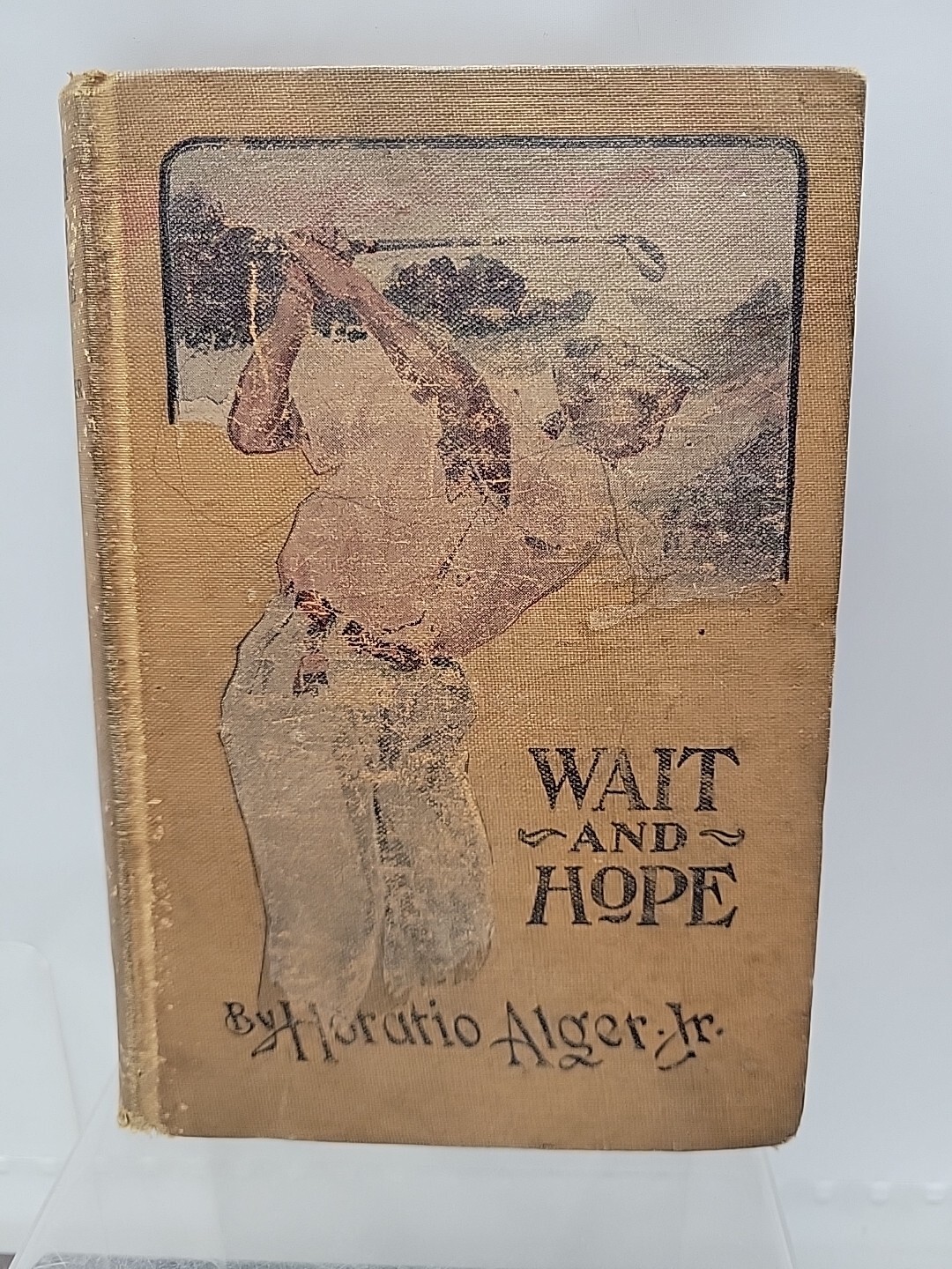 Antique 1908 „Wait and Hope“ Book By Horatio Alger Jr. N.Y. Book Comany