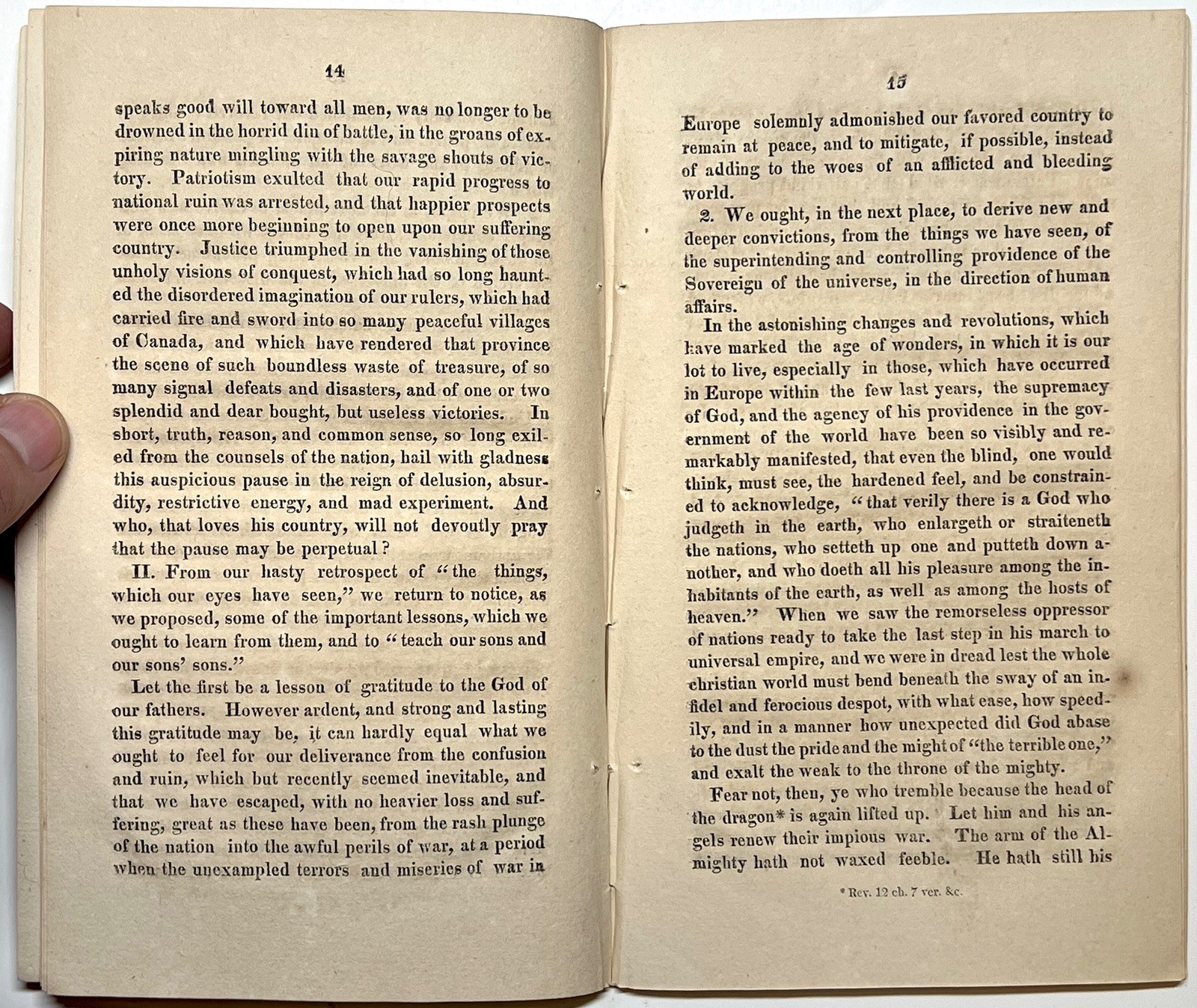 1815 MASSACHUSETTS ELECTION SERMON CALEB STRONG JAMES FLINT WAR DISCOURSE PEACE!