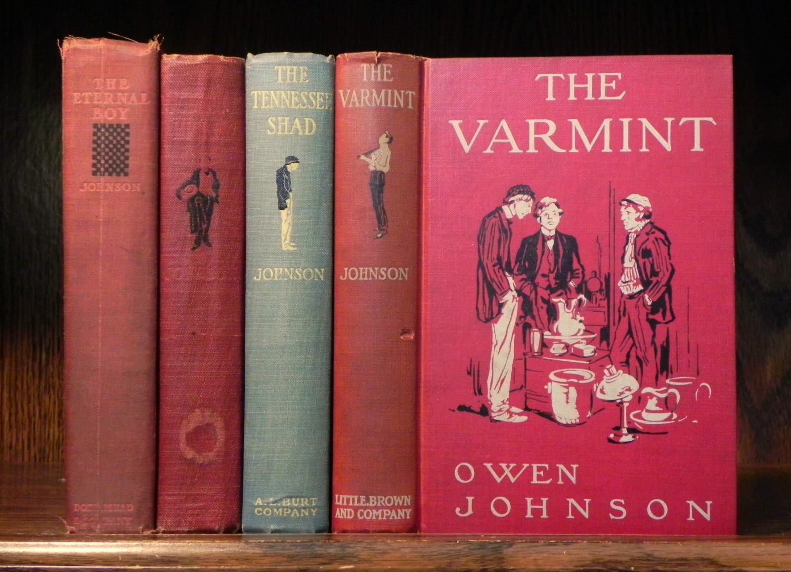 Lawrenceville Stories Book Set Of 4* – Owen Johnson – Vintage Books Illustrated