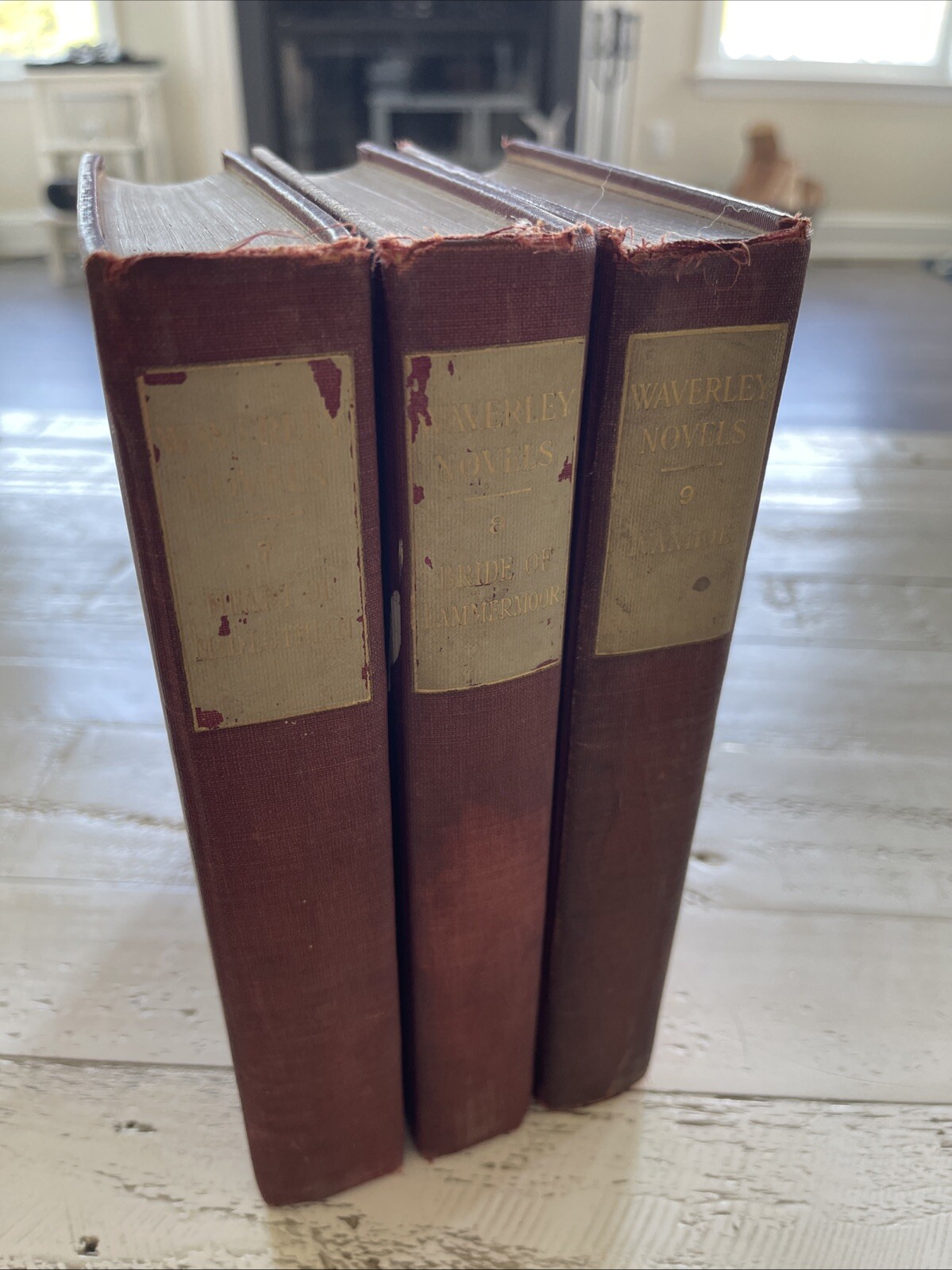 Waverley Novels Vol 7–9 by Walter Scott (1907) Cloth Hardcover Century Co.