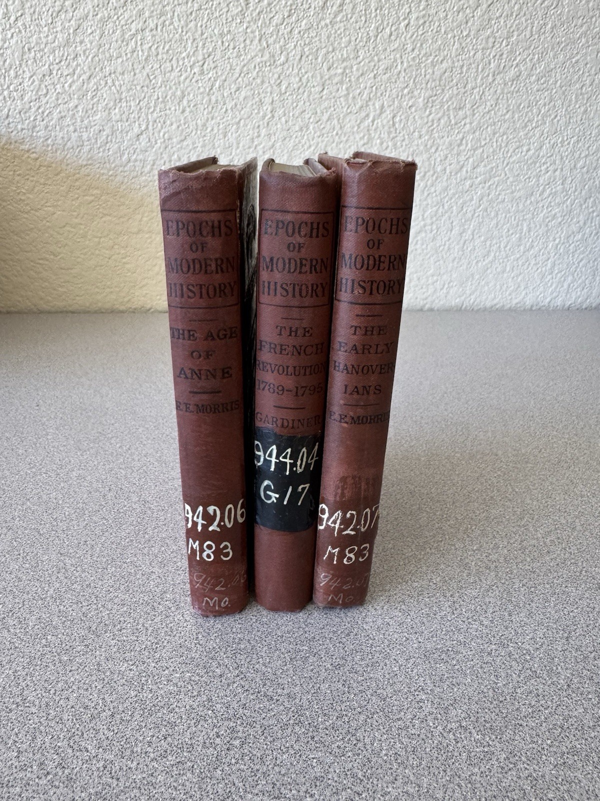 Antique Epochs of Modern History 3 Book Lot 1899-1910 HC Longmans Maps & Plans