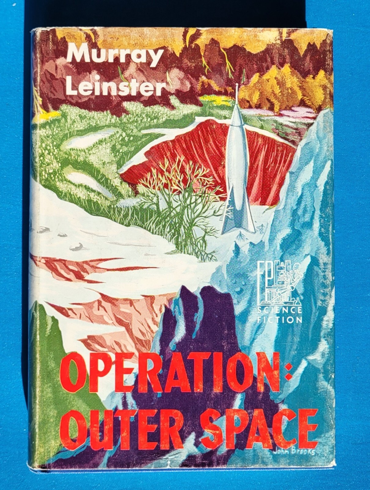 1954 OPERATION OUTER SPACE by Murray Leinster – First Edition HCDJ Clean