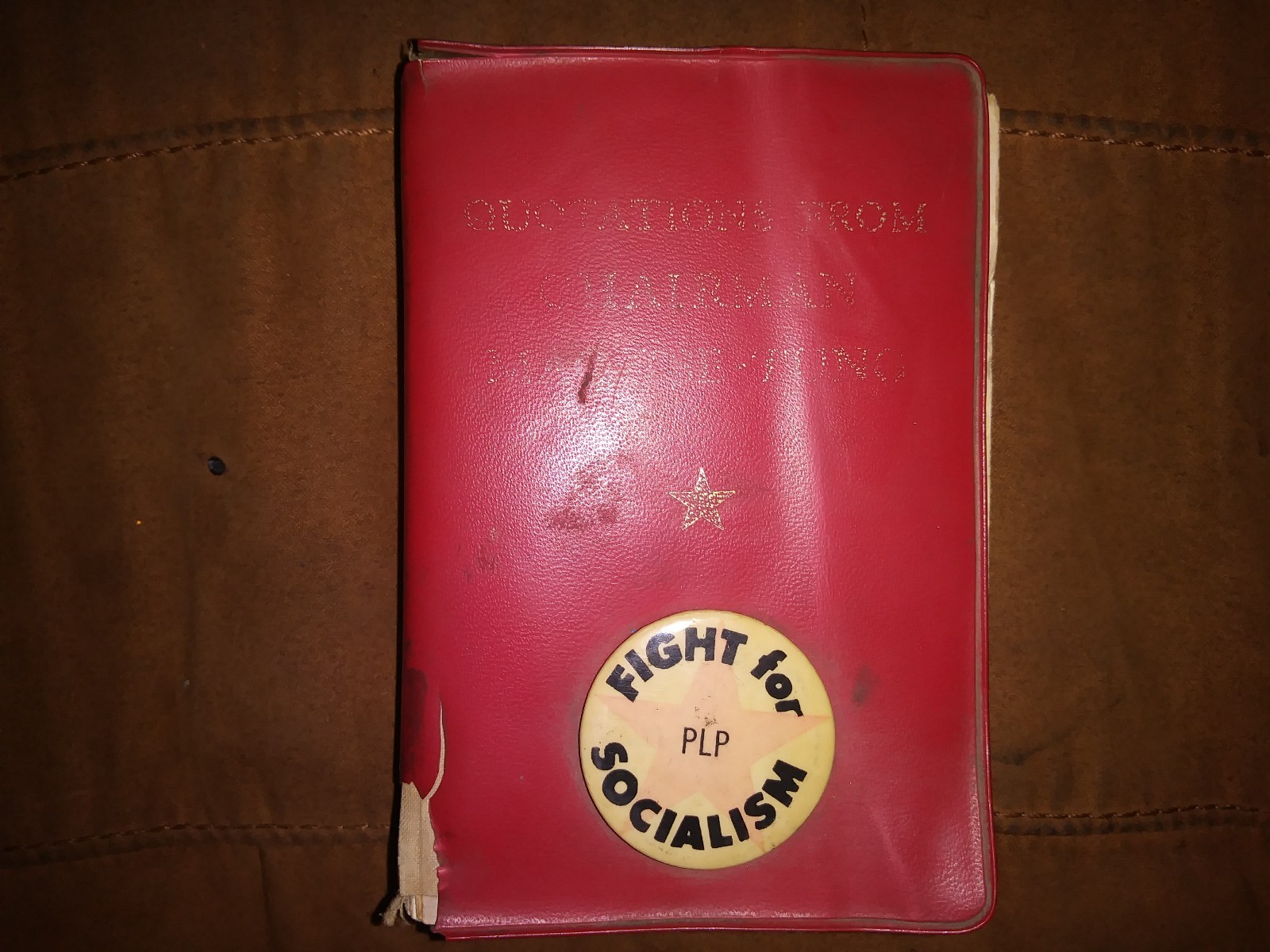 Quotations from Chairman Mao Tse-Tung – 1st Edition 1966 (PRC) w/ PLP pin RARE