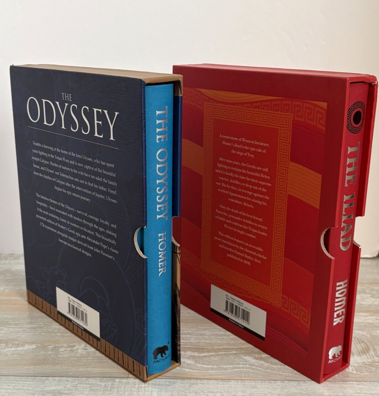 The Iliad & The Odyssey Homer Boxed Sleeve Hardcover Set 2019