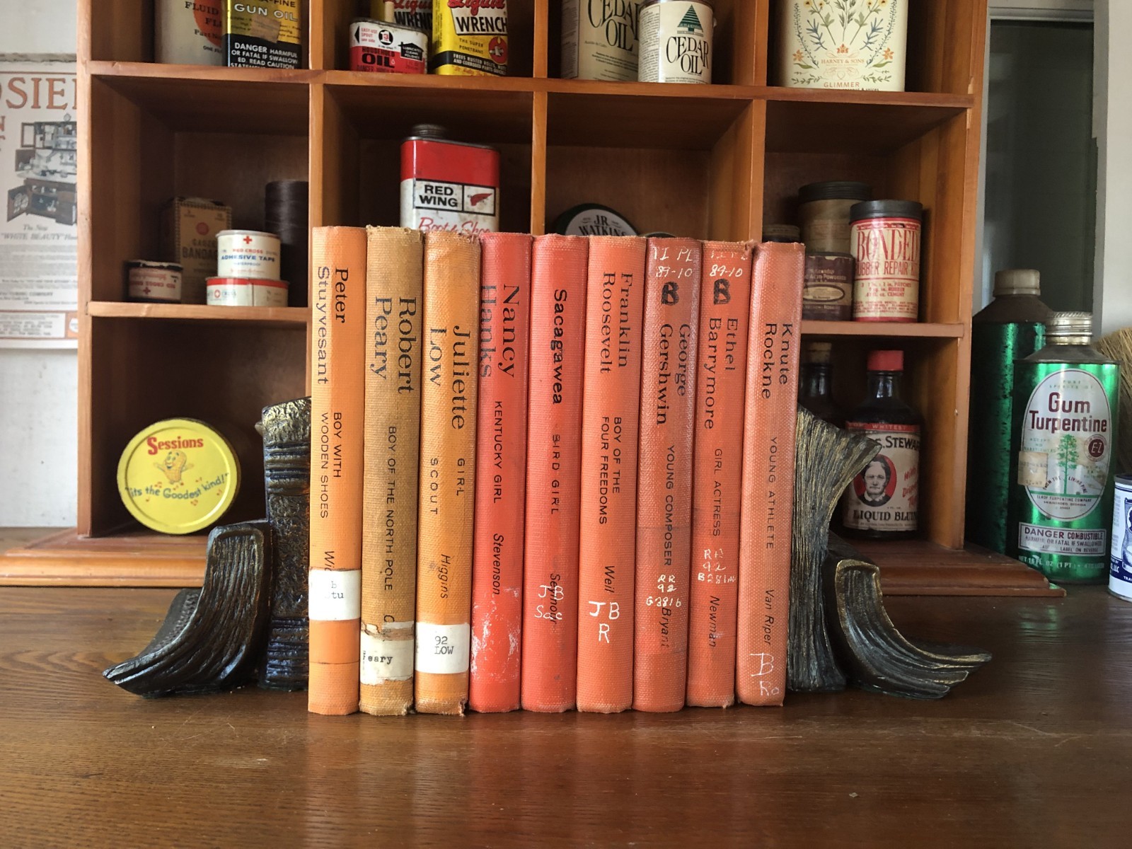 Childhood of Famous Americans Vintage Lot of 9 Books Bobbs-Merrill Homeschool