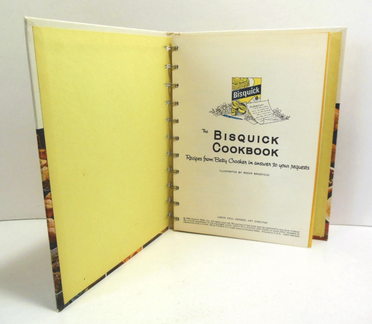 The Bisquick Cookbook 1964 FIRST EDITION Betty Crocker General Mills CLASSIC