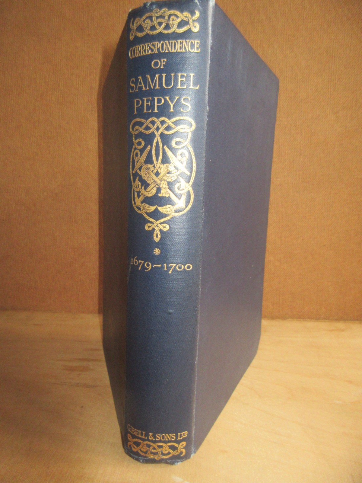 Correspondence of Samuel Pepys 1679-1703 edited by J R Tanner G Bell & Sons 1926