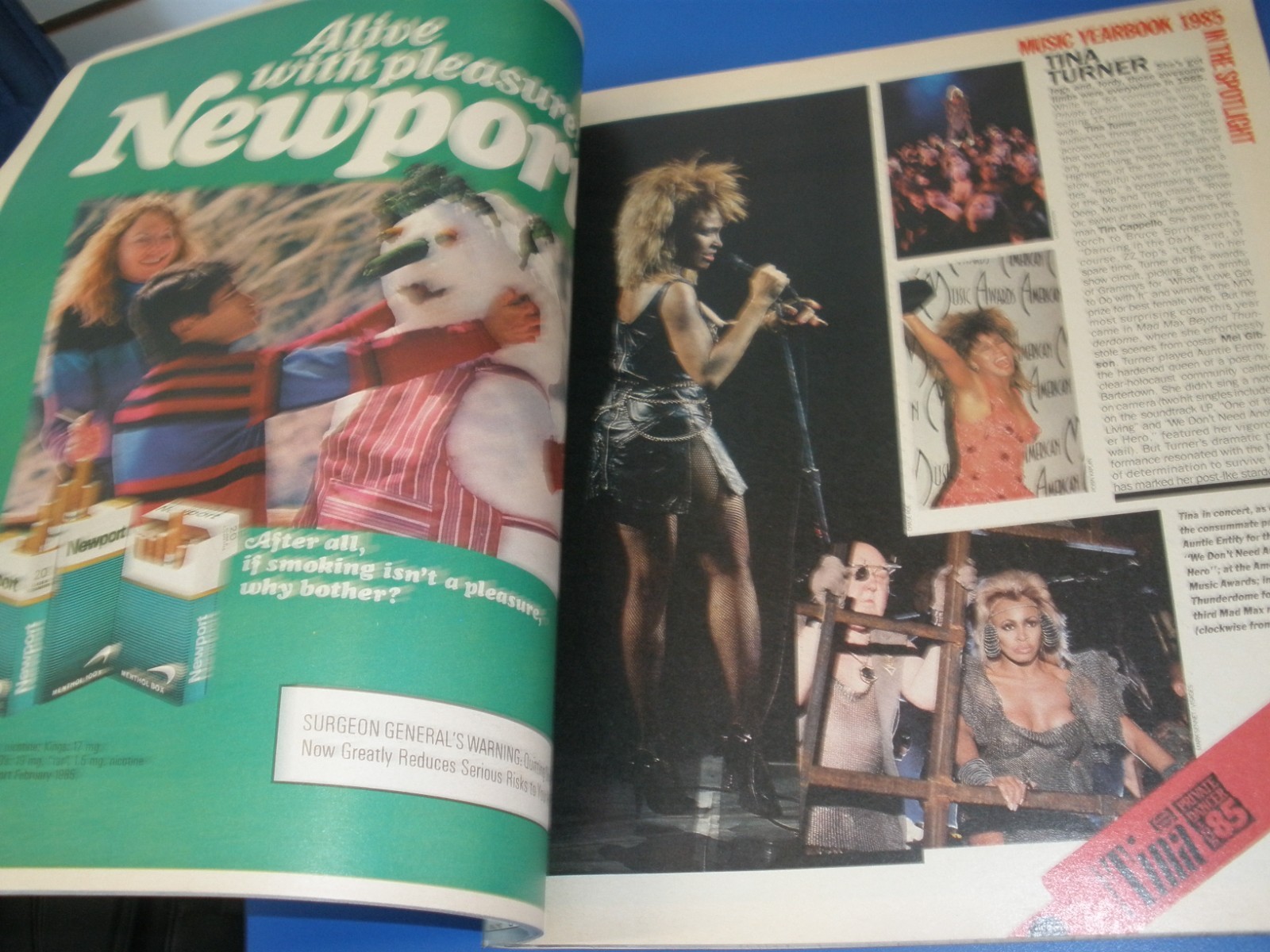 VINTAGE ROLLING STONE MAGAZINE #463 464 DECEMBER 1985 YEARBOOK