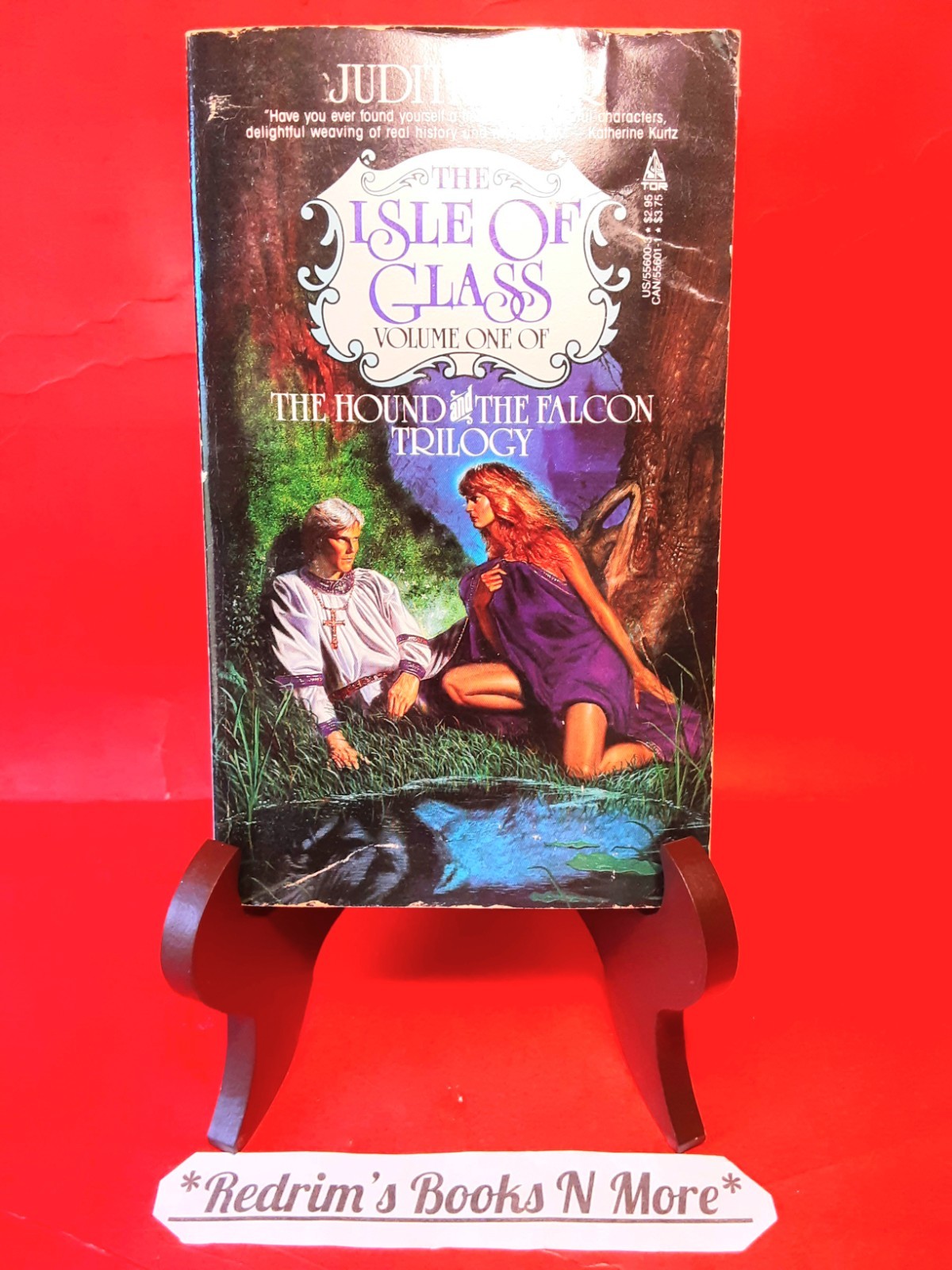 The Isle of Glass Judith Tarr Paperback 1st Print 1986 Tor Books Fantasy VG