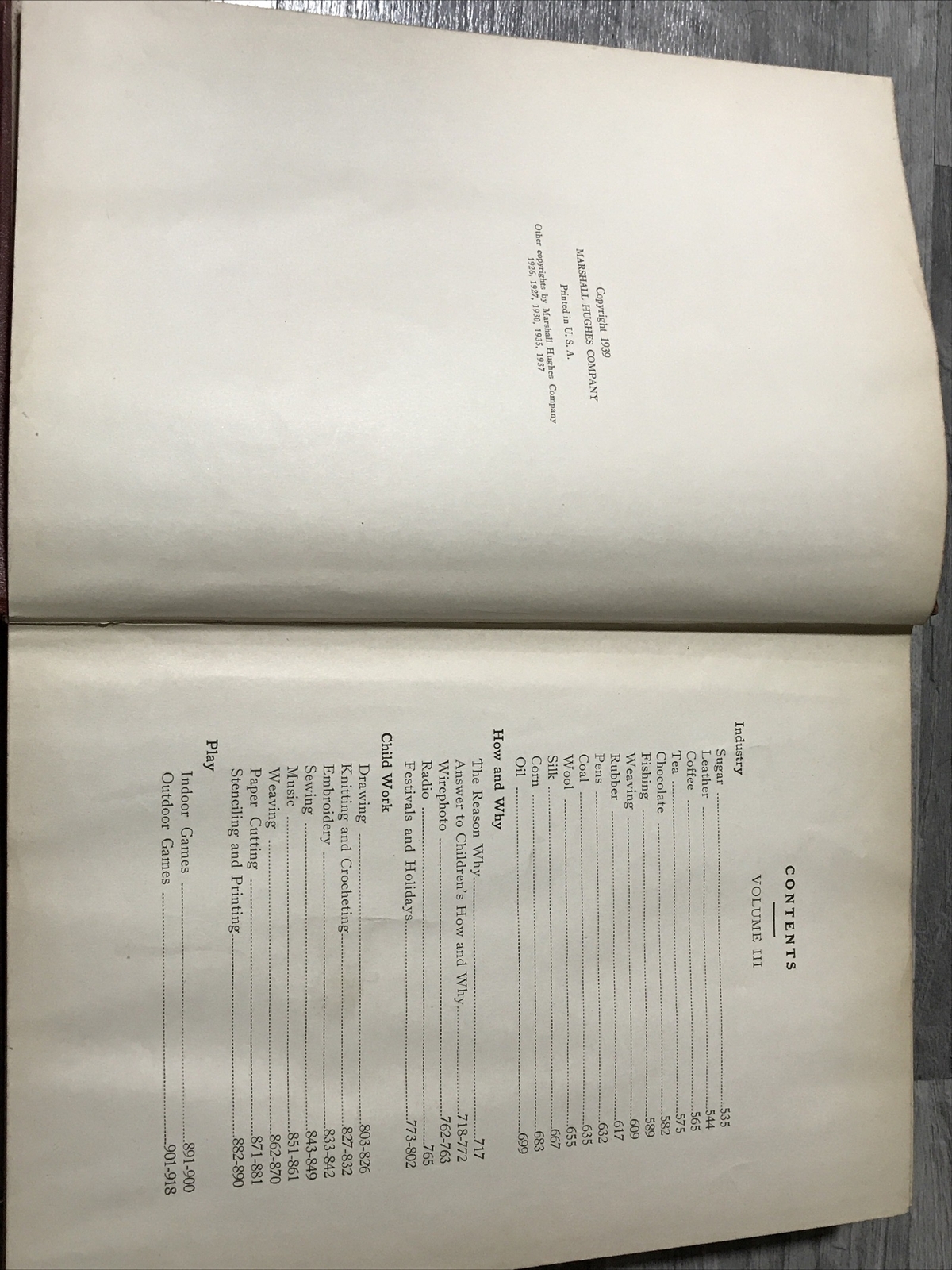 Pictured Knowledge. Foundational Unit. Visual Education Children. Vol 3 1939