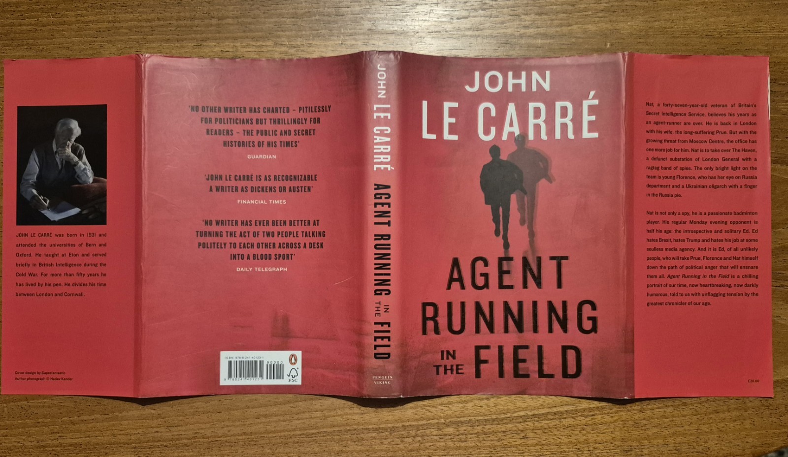 John Le Carre 1st Edition: Agent Running In The Field (2019)