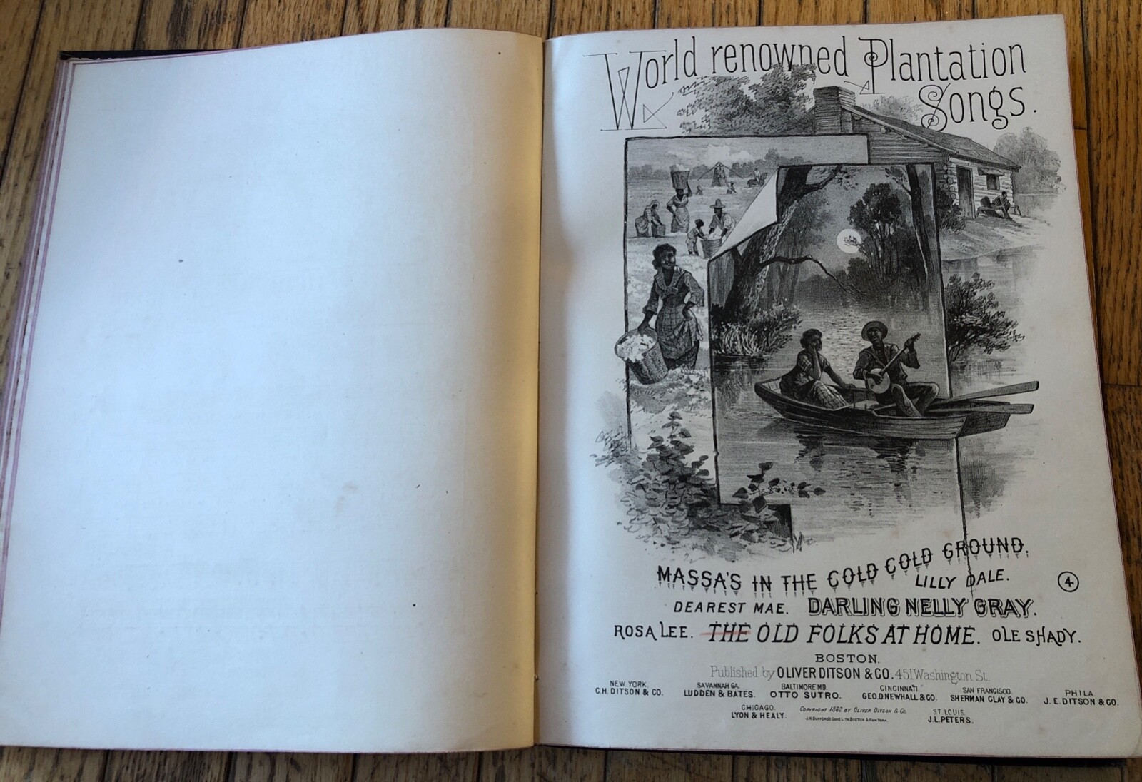 Antique – Vocal Collection – Oliver Ditson, Co. Sheet Music – RARE