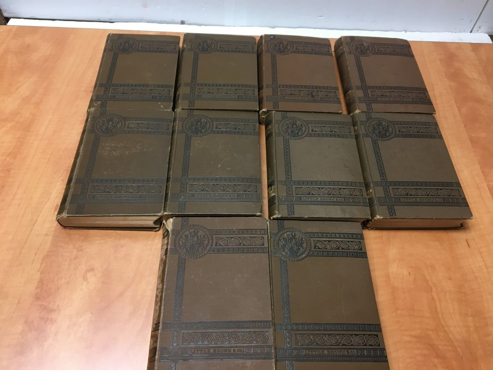 Francis Parkman’s Works Lot of 10 Vols Boston Little Brown 1891 to 1896 HC