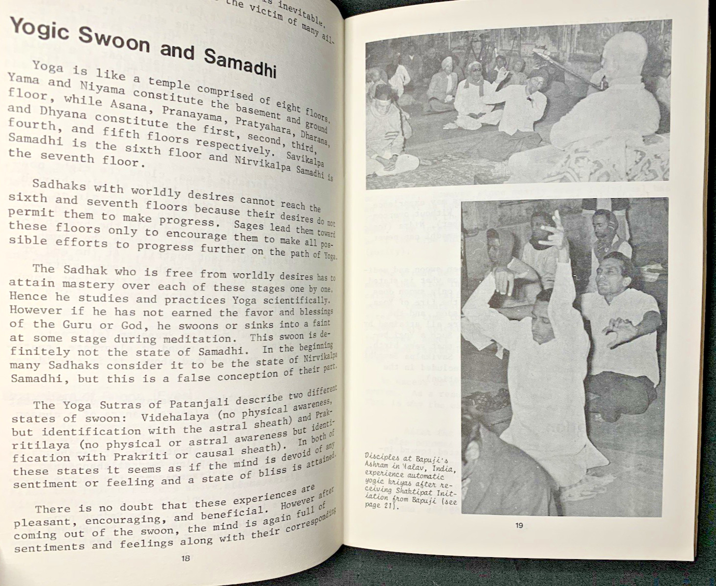 Stages Of Kundalini Yoga Swami Kripalvanandji 1976 Kripalu Ashram Booklet 2nd