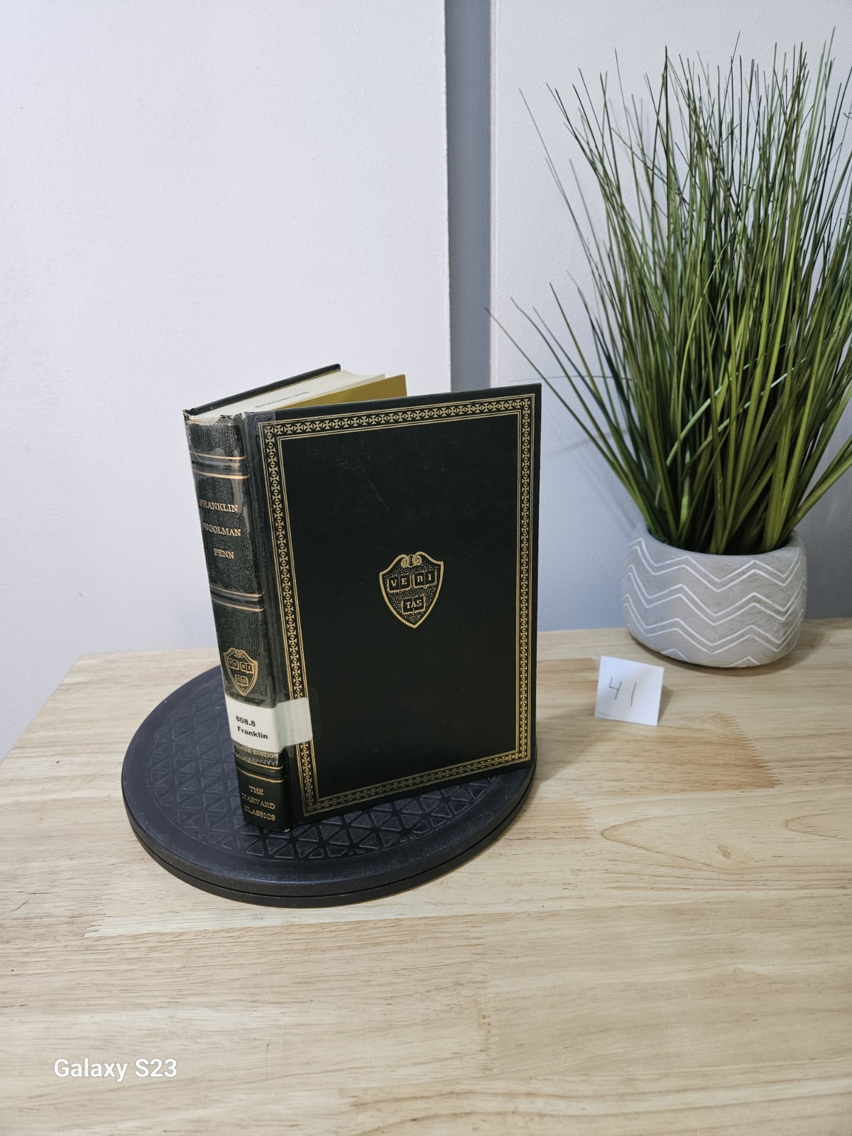 Ben Franklin, William Penn & John Woolman: 1937, Harvard Classics Deluxe Edition