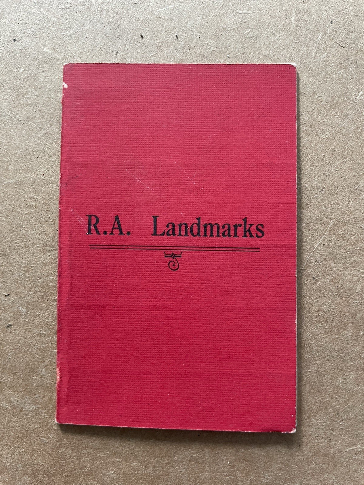 Vintage R.A. ROYAL ARCH LANDMARKS Booklet William Harvey