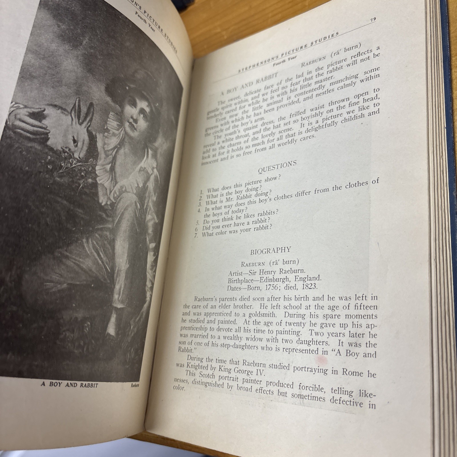 Picture Studies 1925 Sam Stephenson Nebraska Elementary Schools Illustrated