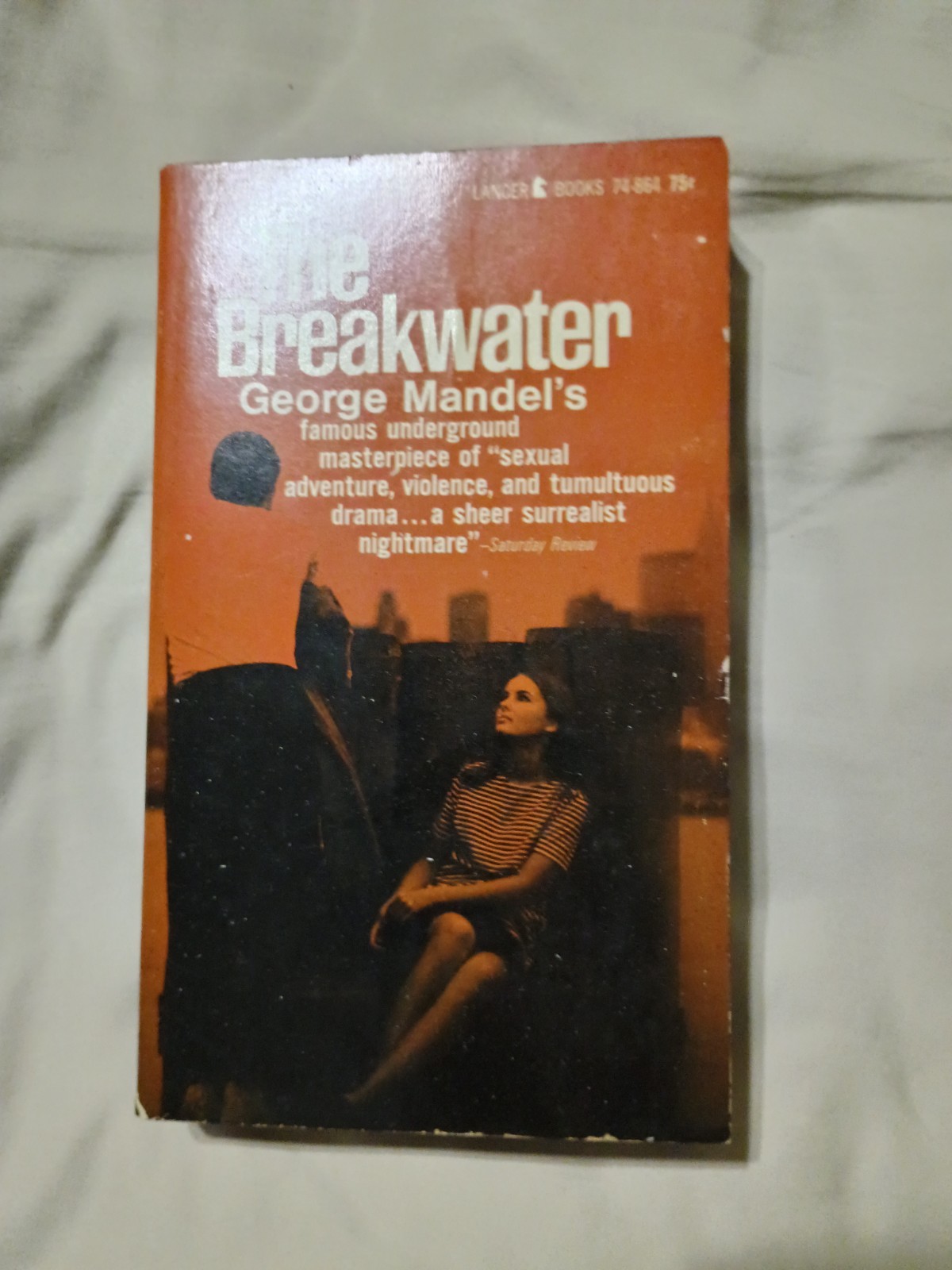 The Breakwater George Mandel Lancer 74-864 1966 1st paperback edition EXC