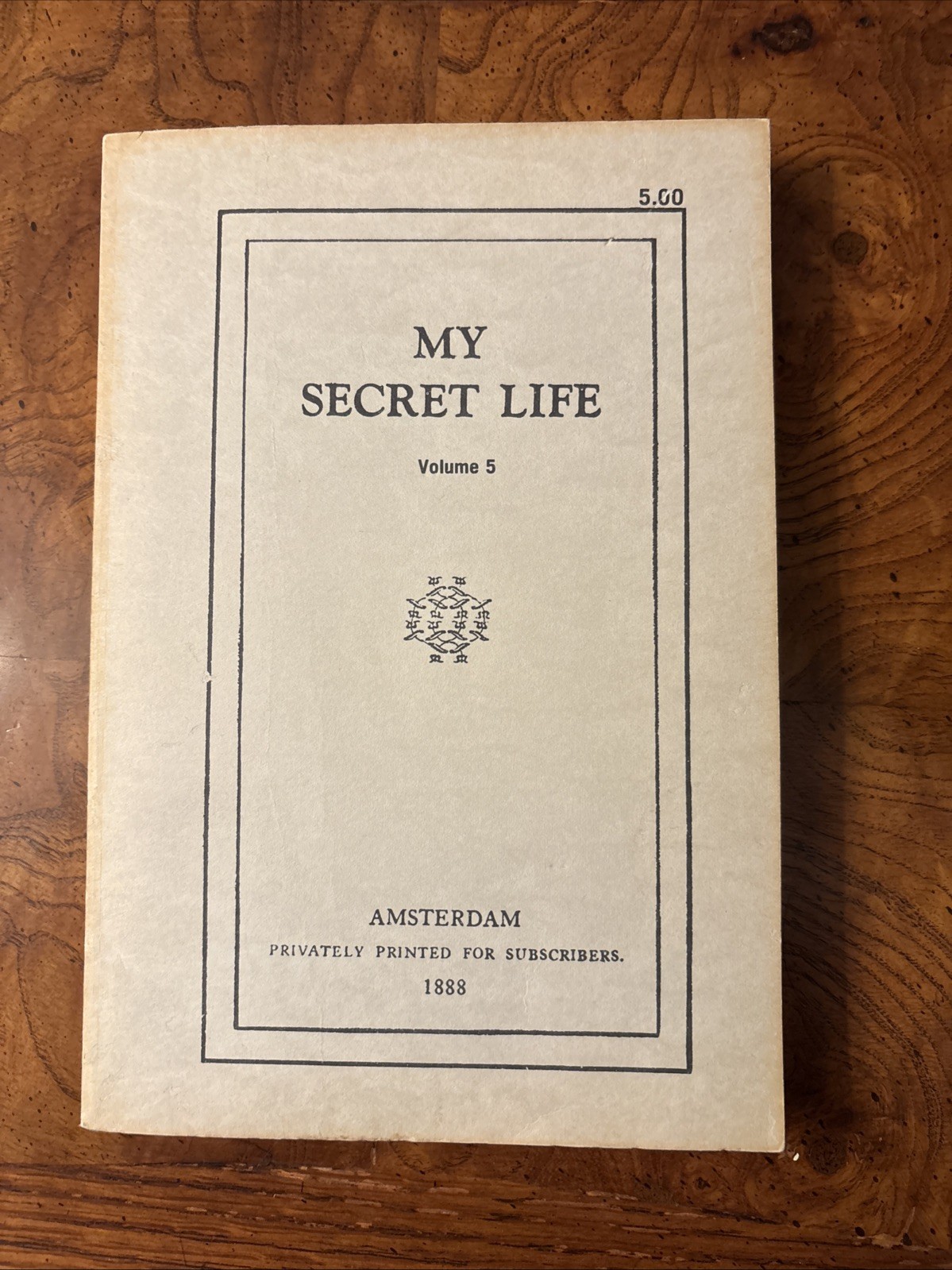 My Secret Life Volume 5 Amsterdam 1888 Erotic Adult SC Book
