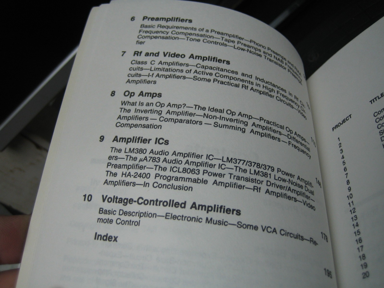 Amplifiers SIMPLIFIED with 40 PROJECTS by Delton T. Horn First Edition Circuits