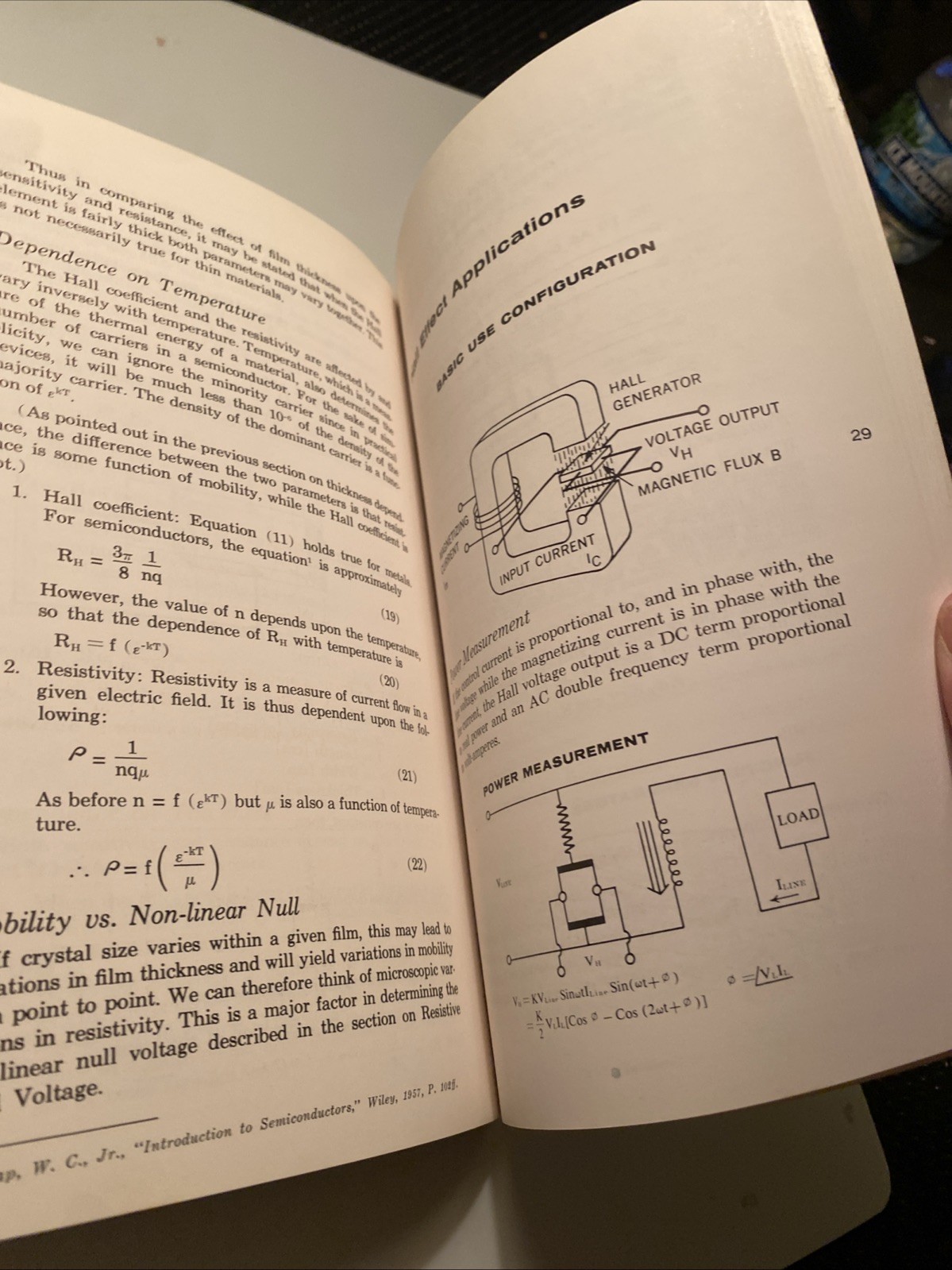 Hall Effect Manual Beckman Instruments 1964 2nd Printing Illustrated