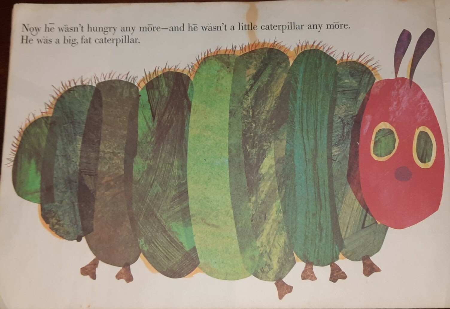 The Very Hungry Caterpillar by Eric Carle 1st Scholastic Printing