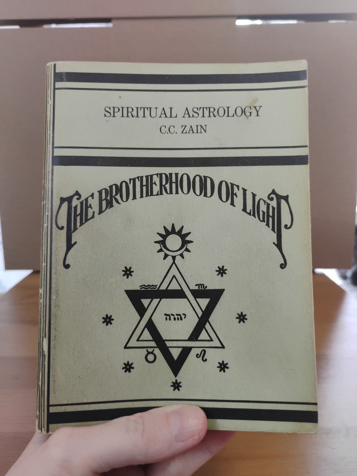 Spiritual Astrology C. C. Zain The Brotherhood of Light Church of Light 1975 PB