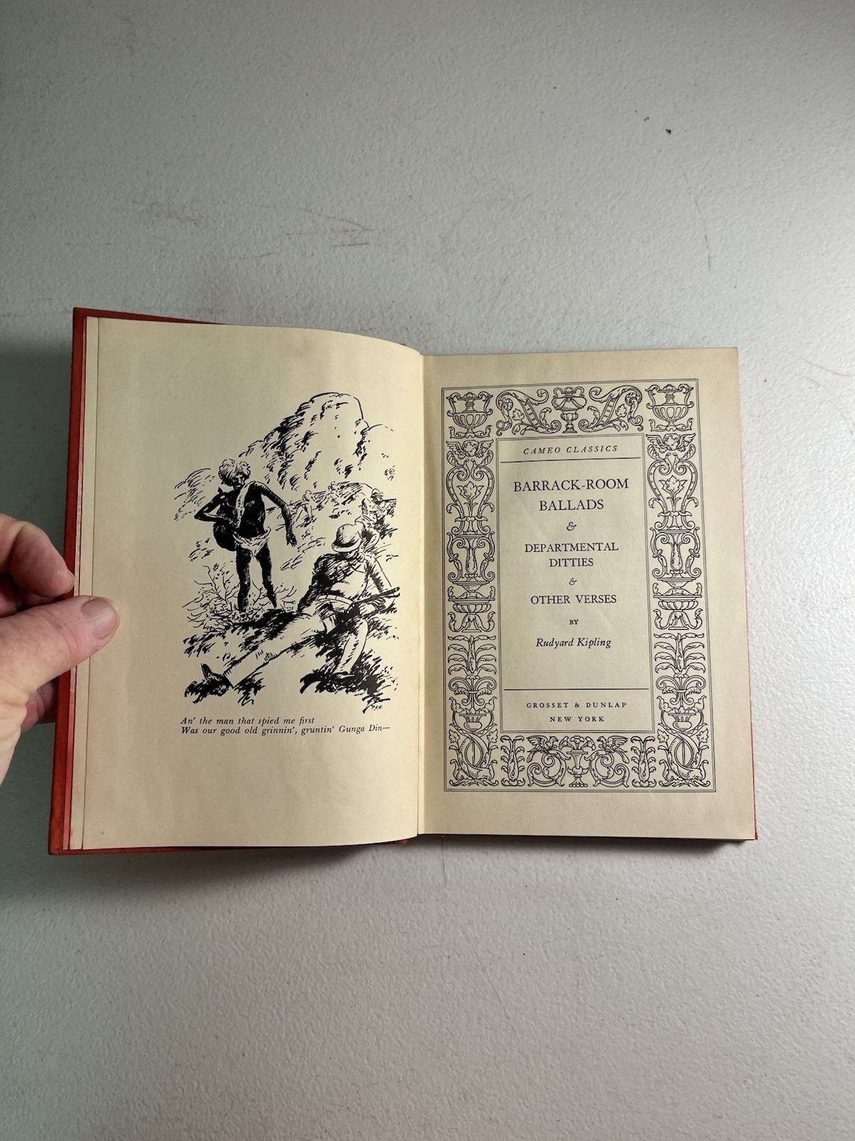 Rudyard Kipling BARRACK ROOM BALLADS Cameo Classics Grosset & Dunlap