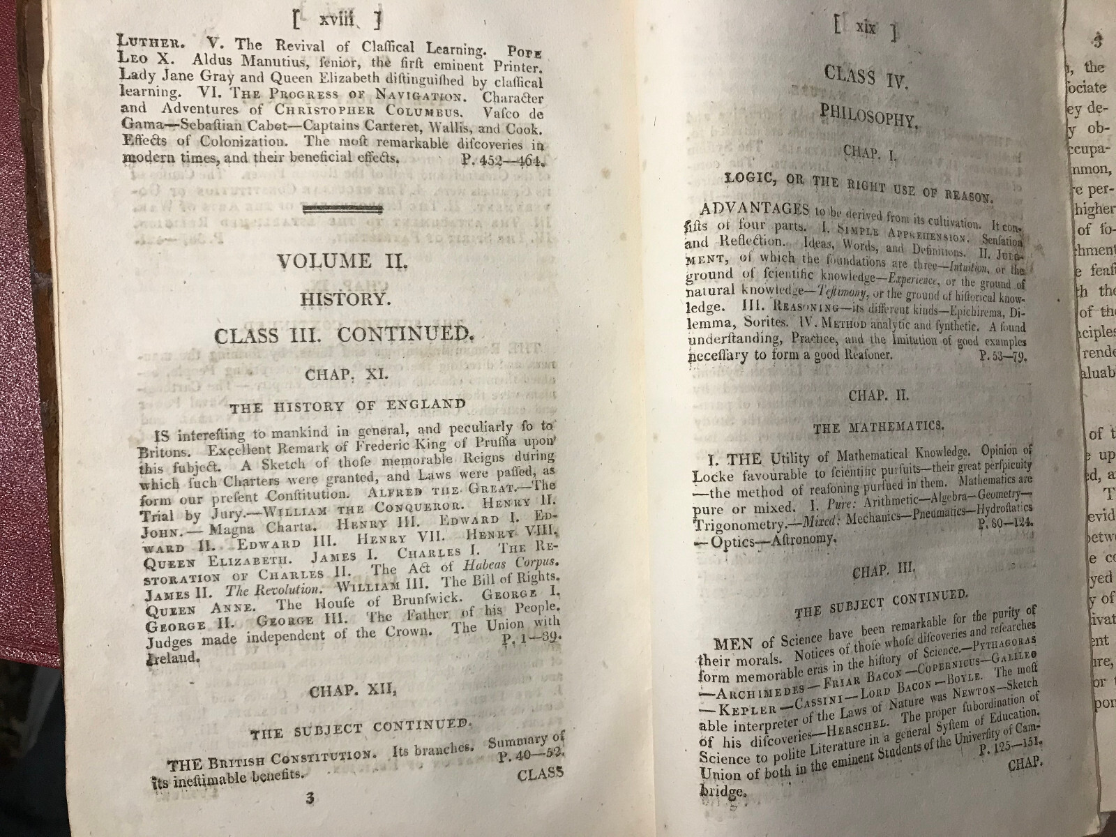 1809 Book Elements of General Knowledge Principal Branches of Literature Science