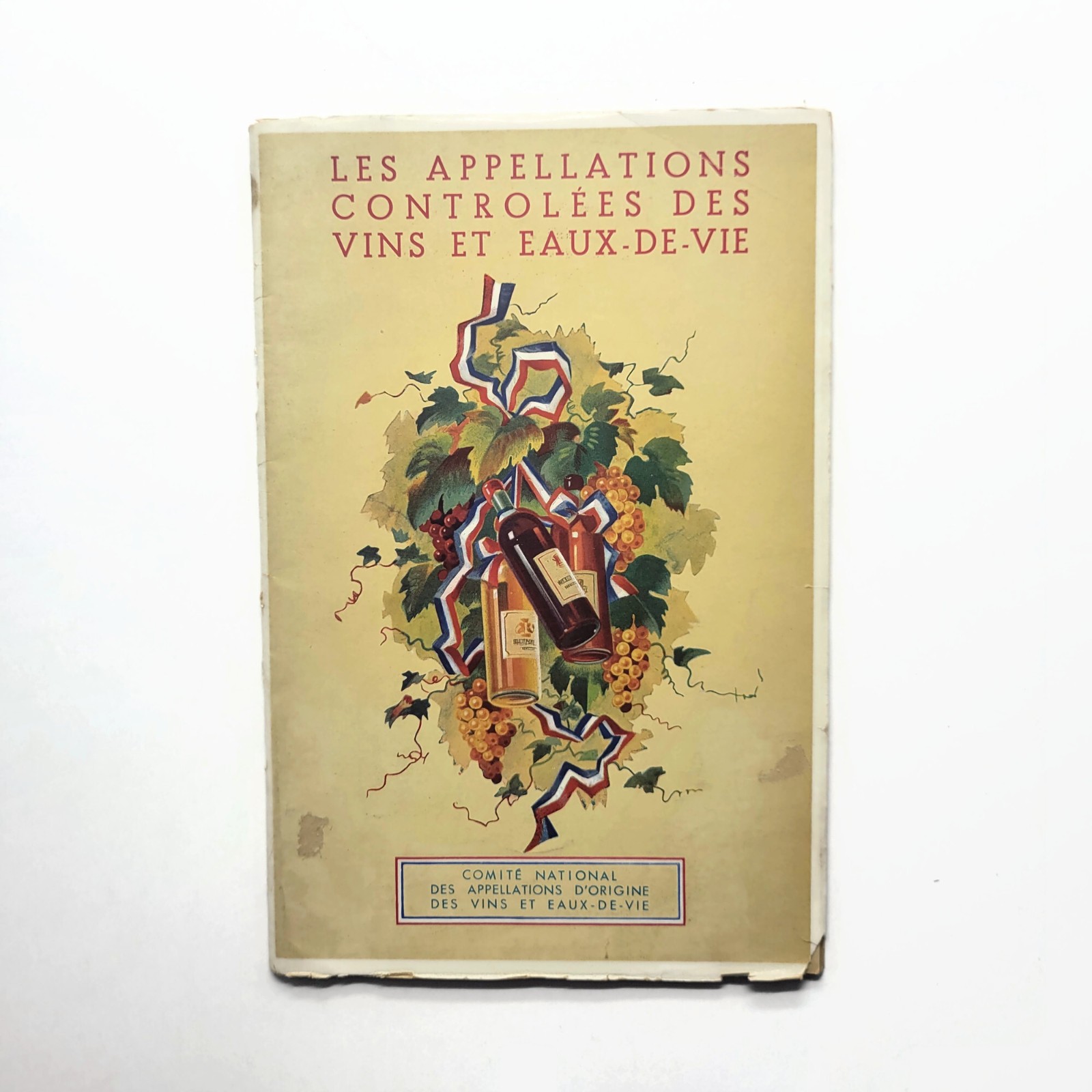 Vintage 1930s French Wine Law Booklet Appellation Controlleé AOC Regulations