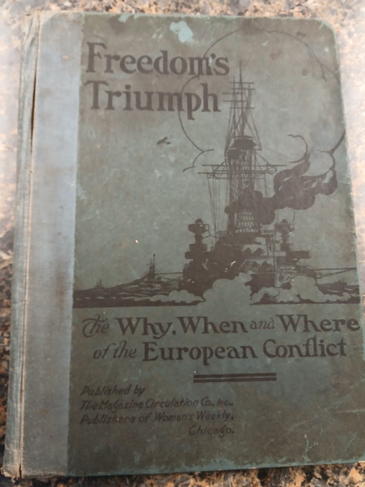 1919 Freedoms Triumph WW1 Ephemra War Book The Why When Where European Conflict