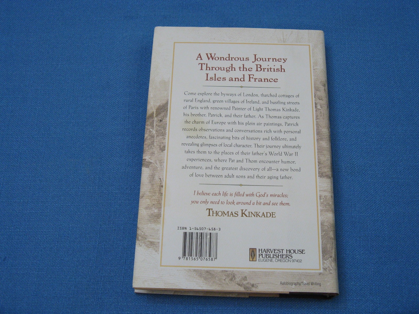 CHASING THE HORIZON BY PATRICK & THOMAS KINKADE 1997 SIGNED 1ST EDITION HARDBACK