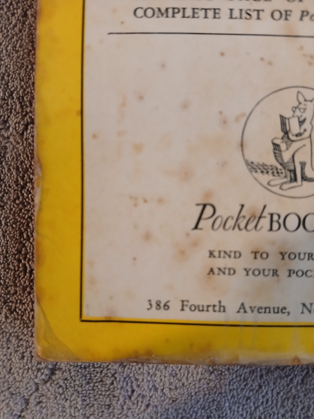 The Bowstring Murders by Carter Dickson Pocket Books 1940 Mystery Vintage