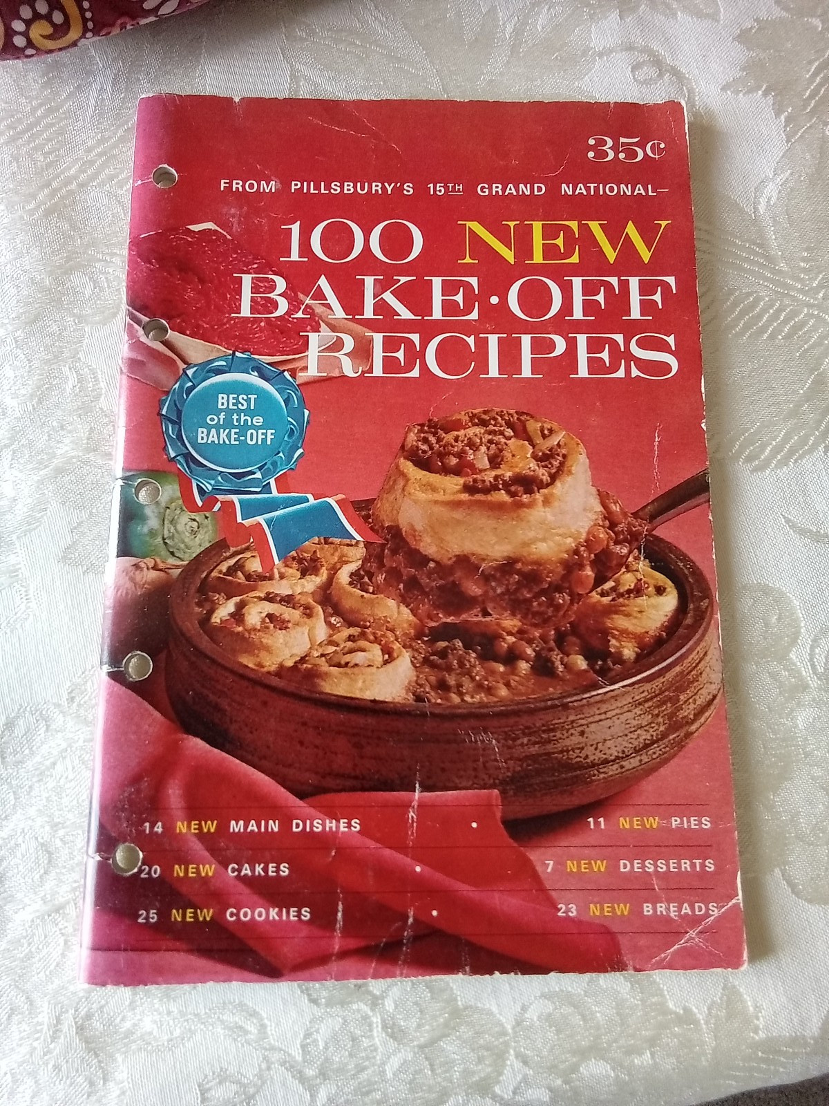 100 NEW BAKE OFF RECIPES From Pillsbury’s 15th Grand National Cookbook 1964