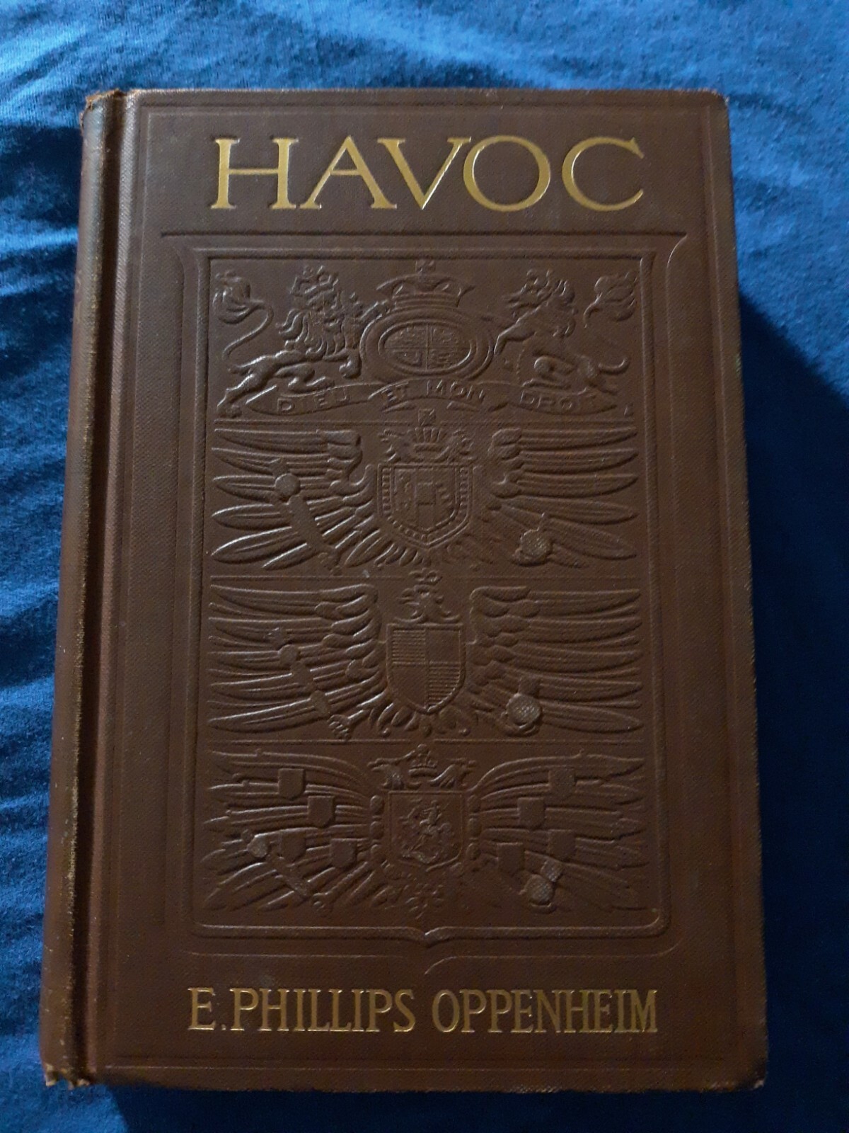 HAVOC -by E. Phillips Oppenheim- Hardcover- 1911 Little, Brown, and Company