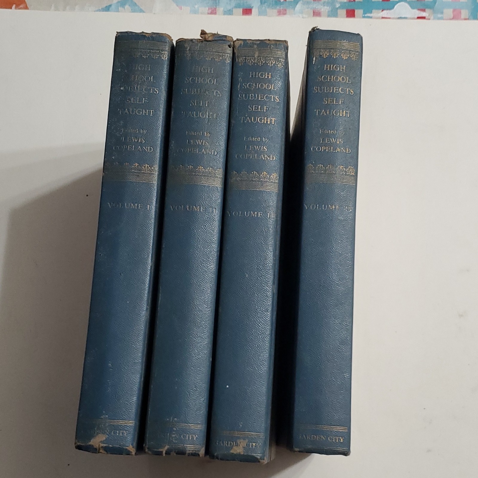 Garden City Books High School Subjects Self Taught Revised Ed. Hardcover 1959