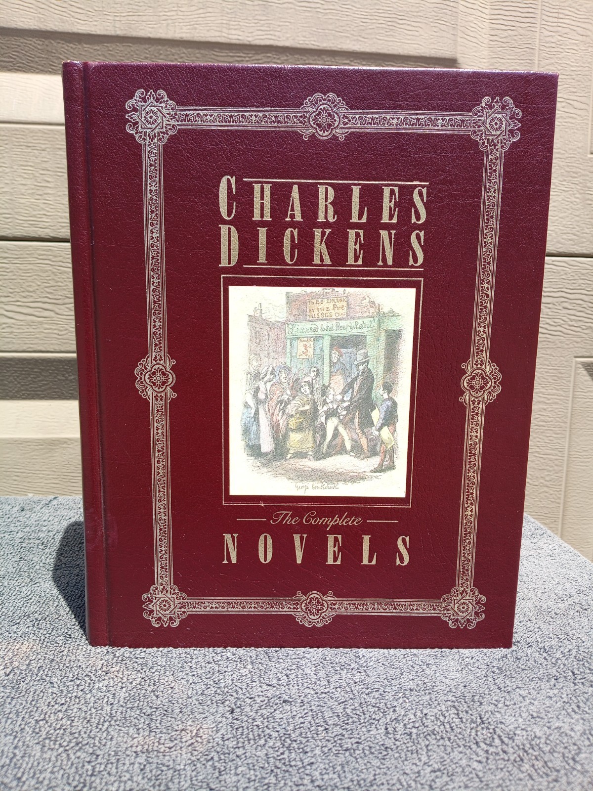 Charles Dickens: The Complete Novels Bonded Leather Edition 1986 Lovely! Fst Shp