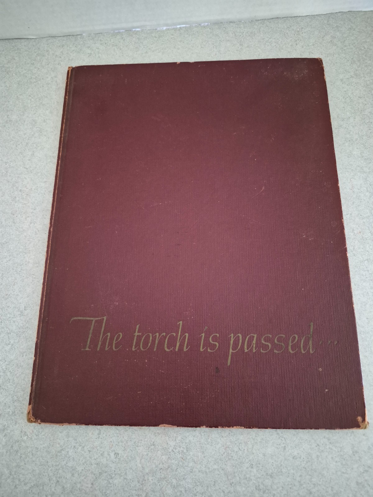 vintage hardcover copy of The Torch is Passed: The Associated Press Kennedy