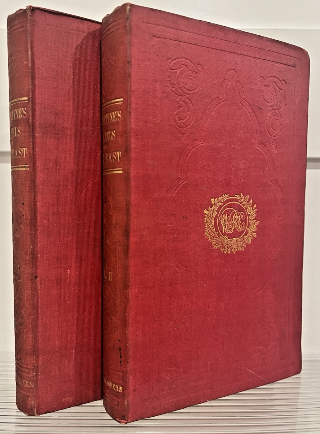 LAMARTINE, ALPHONSE DE (1790-1869) Travels in the East: Volumes 1 & 2 Holy Land