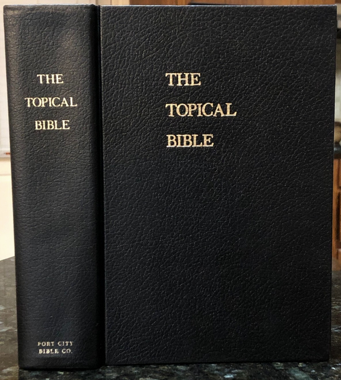 Zondervan THE TOPICAL BIBLE Edward Viening Hardcover Vintage 1972 Third Printing