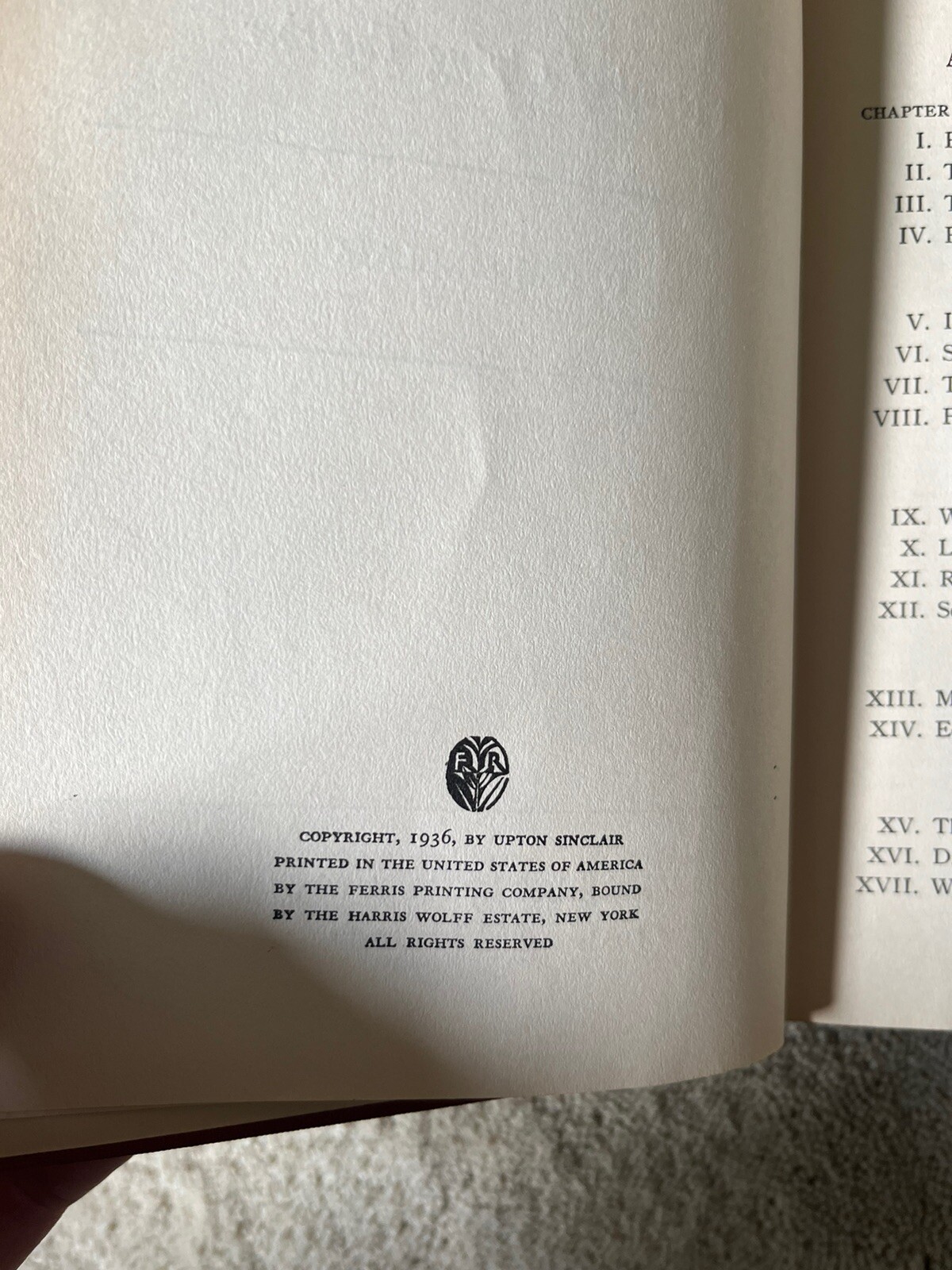 Co-op, Upton Sinclair. Self Published 1936. First Edition.