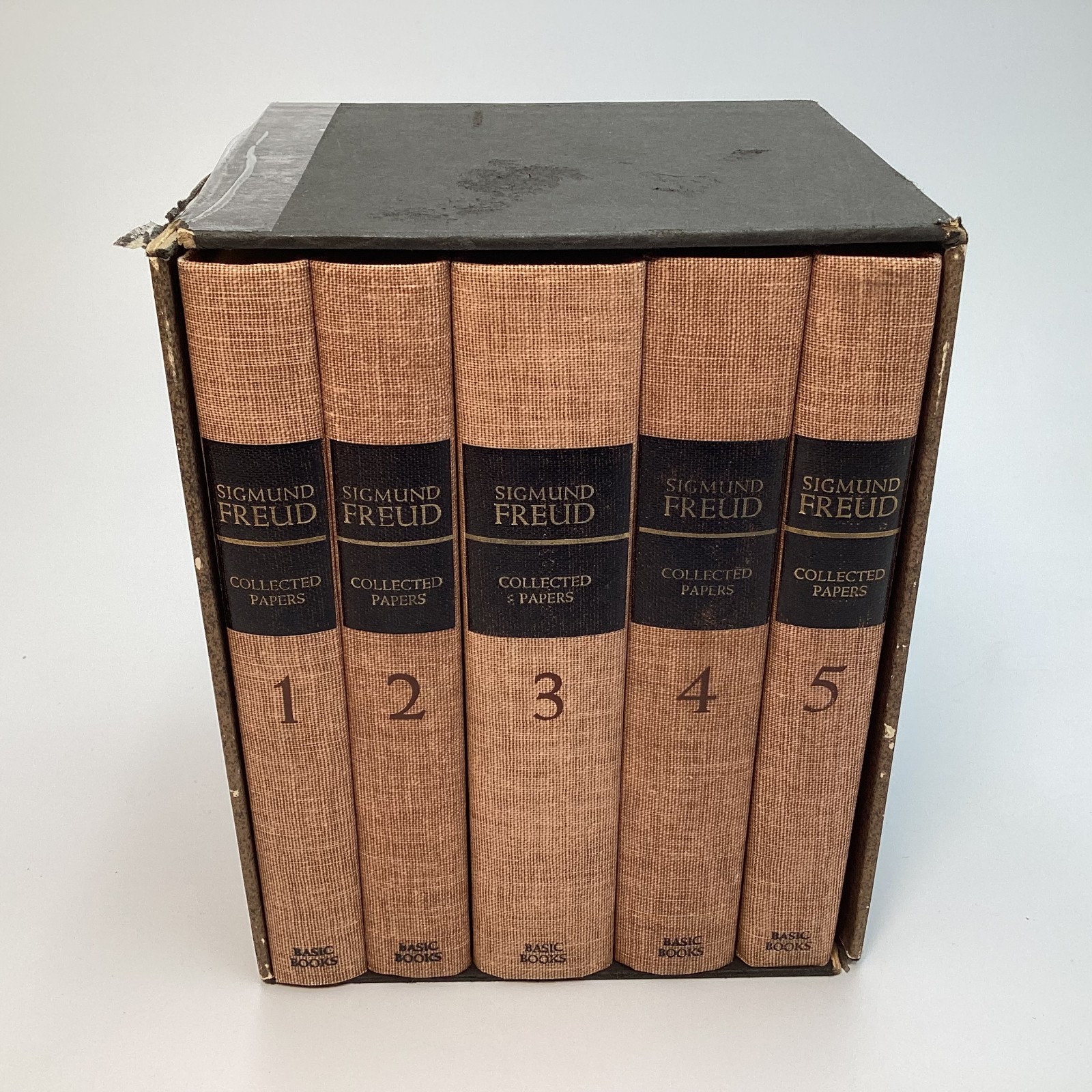 Sigmund Freud Collected Papers – 5 Book Set 1962 – 1st Edition – Fifth Printing