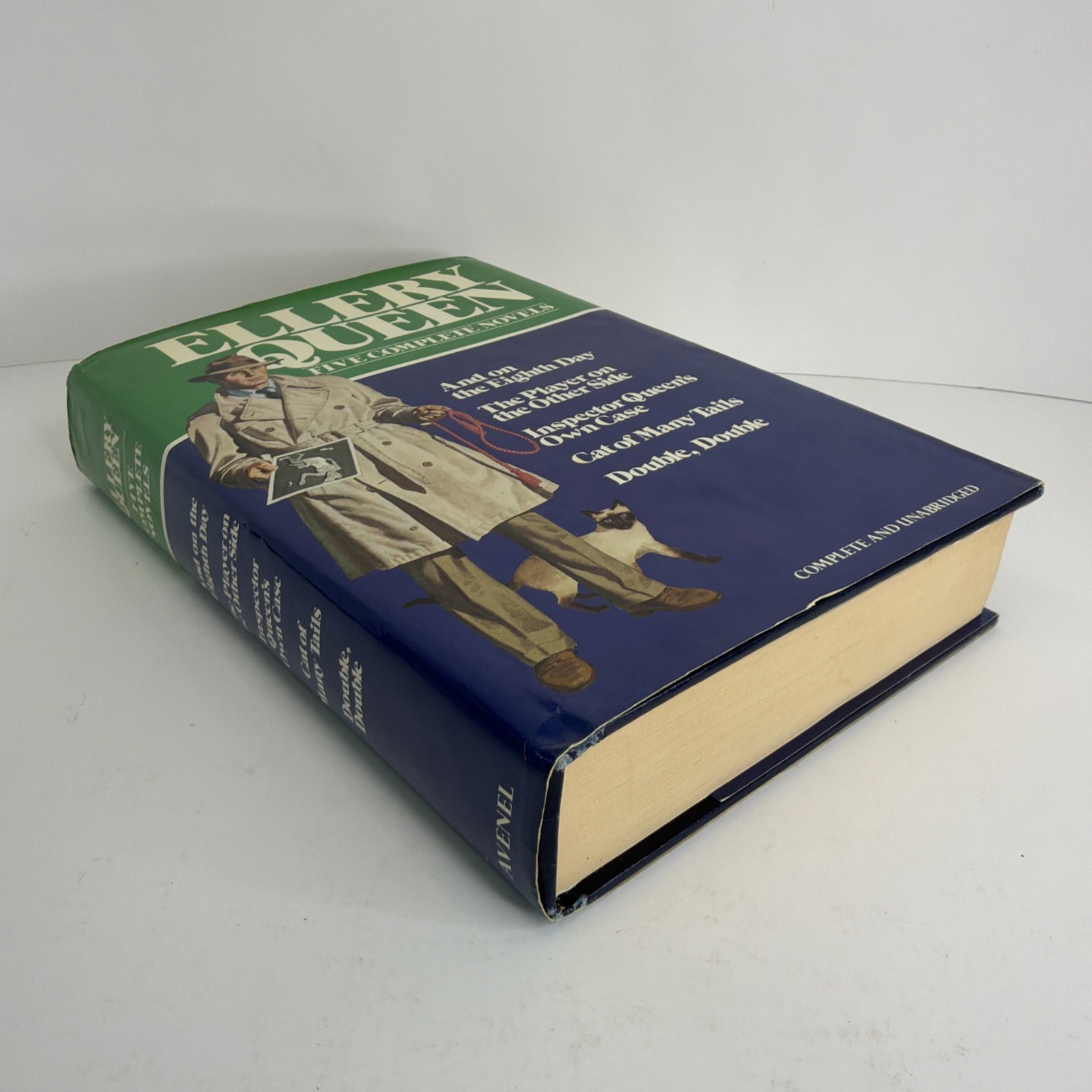 Ellery Queen: Five Complete Novels – Mystery 1982 Hardcover with Dust Jacket