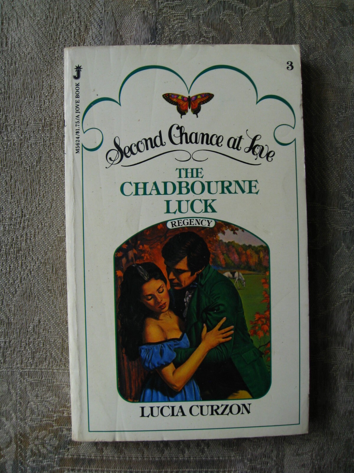 Lucia Curzon – The Chadbourne Luck (Second Chance at Love #3) – 1981 – paperback
