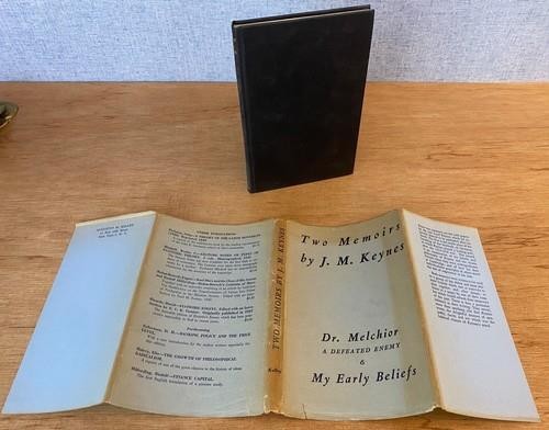 TWO MEMOIRS by John Maynard Keynes & David Garnett 1949