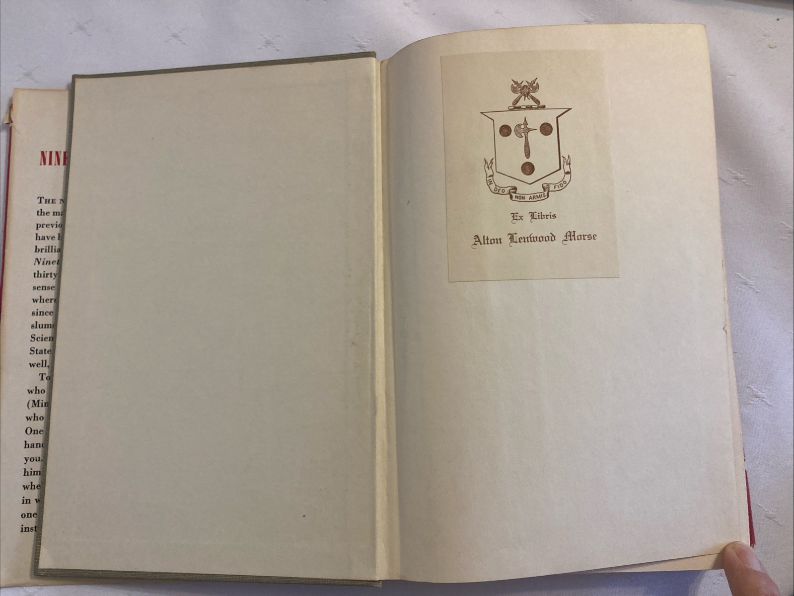 George Orwell Nineteen Eighty-Four (1984) 1949 First Canadian Edition Hardcover