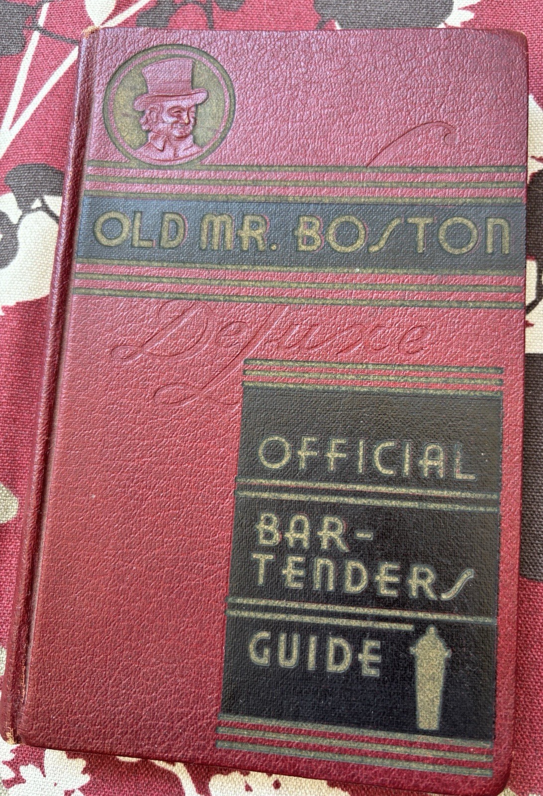 Old Mr Boston DeLuxe Official Bartenders Guide 1936 HC 1st Ed. 3rd Printing Nice