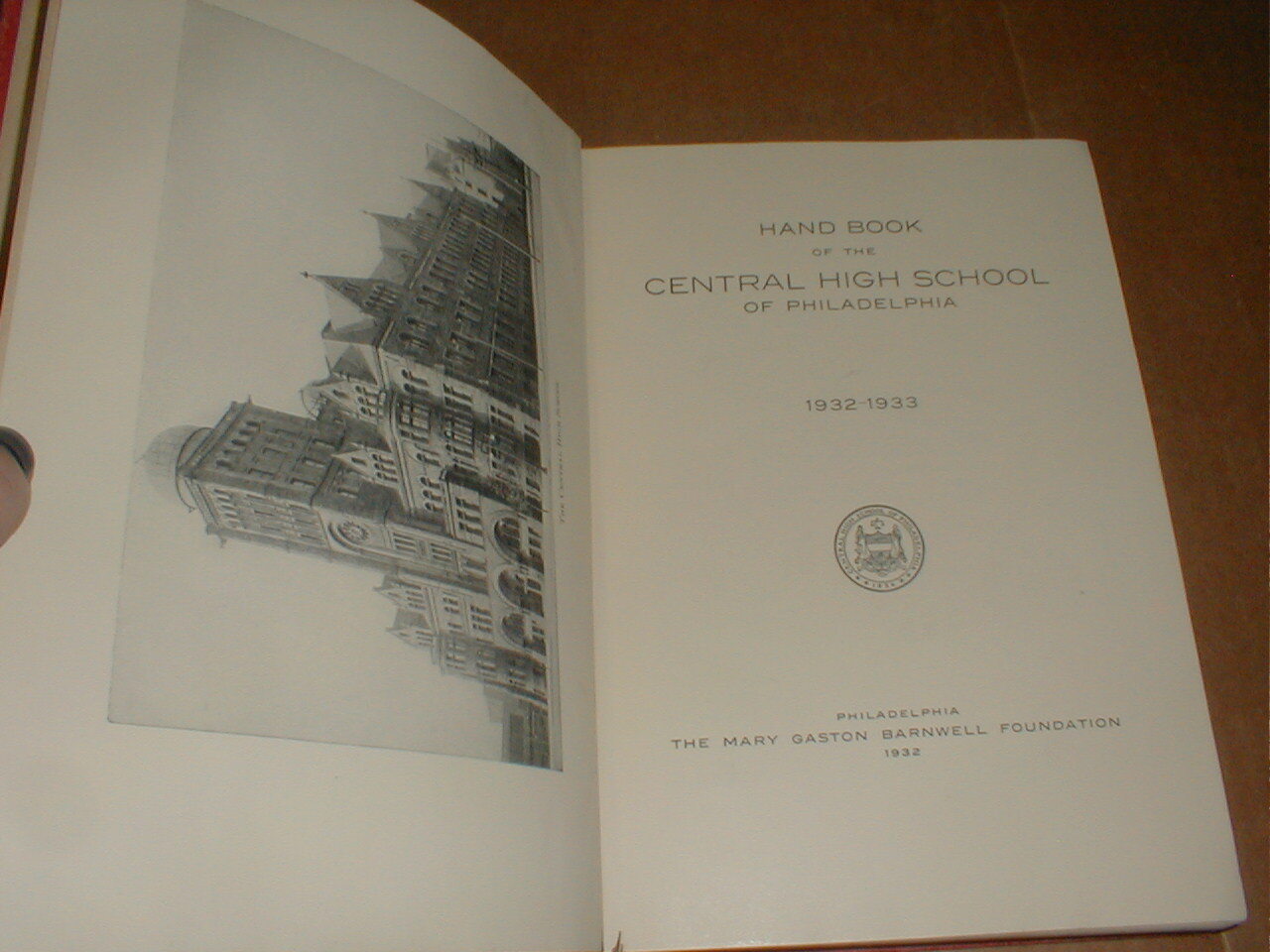 1928-1933 Central High School Philadelphia PA Handbooks NOT Yearbooks 3 Book Lot